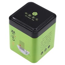 티박스 차 보관함 대나무 보이차 우드 WCIC 캐디 초콜릿 캔디 비스킷 쿠키용 철 주석 상자 레트로 커피 캔 선물, [02] B