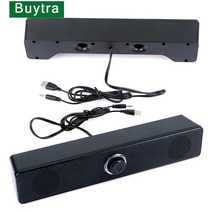 1pc pc 사운드 바 유선 및 무선 블루투스 스피커 usb 전원 tv pc 노트북 게임 홈 시어터 서라운드 오디오 시스템, 에이2