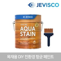 드림코트 제비스코 아쿠아스테인 친환경 페인트 3.7L, 504월넛색, 1개