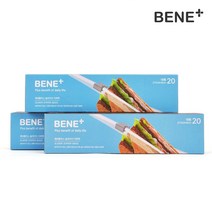 [빠른무료배송]베네플러스 슬라이더 지퍼백 대형 60매, 대(L)