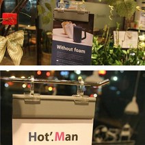 RT 걸이용 자석홀더 종이꽂이 3개 종이꽂이 홍보물, 단품