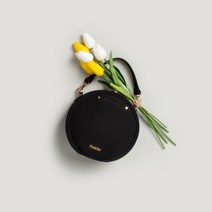 퀄팩 x 피닉키 마카롱백 스웨이드 탬버린백