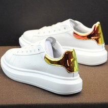 남자스니커즈신발 커플 스니커즈운동 배기 화이트신발 남성 트렌드 통굽 키높이슬립온 2630258774