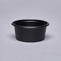 다용도 원형 용기 소스컵 반찬컵 다용도 1호 블랙 70ml, 2000개