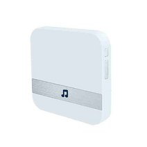 스마트 초인종 홈 차임 wus eu 영국 플러그 433mhz 무선 wifi 비디오 v5 v7 m1110db 실내 도어 벨 수신기, 1pcs 화이트, 나는 플러그