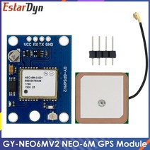 아두이노키트 프로그래밍 전자 아두이노 모듈 부품 gy-neo6mv2 새로운 neo-6m gps 모듈 neo6mv2 비행 제어 eeprom mwc apm2.5 arduino 용, 없음