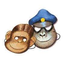 앤서니 브라운 가면 (고릴라 윌리 2종세트) - 세계동화 가면 놀이