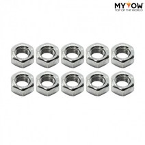 도금 육각 너트 볼트 결합 고정용 목재 무두 가구 / 마이토우 천연도금너트 M2 M3 M4 M5 10개입, M2 (제품코드 TYF590)