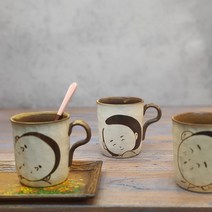 가을동화 핸드메이드 도자기 예쁜 머그컵 카페머그 선물용 머그잔 350ml, 여