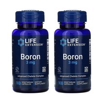 라이프익스텐션 붕소 보론 리보플라빈 비타민B2 Boron Riboflavin 100베지캡슐 2팩, 1개, 기본