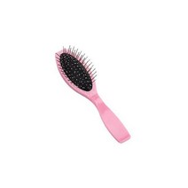 여성 스틸 핀 가발 넓은 치아 포켓 빗 이발사 Detangling 금속 남자 여행 미니 헤어 브러시 엉킴 방지 정전압, [03] 핑크