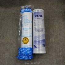 해외 10 인치 범용 워터 필터 카트리지 활성 탄소 cto 탄소 블록 필터 물 + pp 면화 필터 PROD3, CHINA, One Size