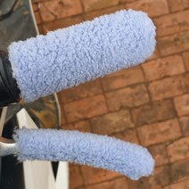 전동핸드커버 겨울 보온 전기 삼륜 스쿠터 오토바이커버 기모 두껍게 손보호대XT, 평균 코드, 스카이 블루 (핸들 세트 핸드 브레이크 세트)