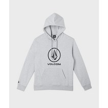 VOLCOM CIRCLE 로고 후드티 그레이