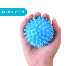 손목 마사지기 마사지 손가락 그립 공 재활 훈련 노인 운동 공 손 힘 원형 장치 뇌졸중 편마비, 6.5CM light blue