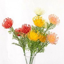 고속터미널꽃시장 핀쿠션 레우코스페르뭄 조화꽃 63cm 핑크 (WT000151)