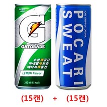 게토레이240ml + 포카리스웨트240ml, 29캔, 240ml