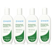 (미국) Amlactin 엠락틴 메이저 암모늄 락테이트 12% 로션 226g(8oz) 4팩, 1개