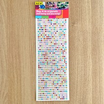 비즈스티커 큐빅스티커 접착비즈 보석비즈 보석스티커 다꾸 꾸미기 67종, 꽃 비즈 44번, 1개