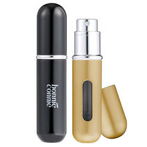 보니코니 향수공병 휴대용 리필 용기 5ml 2개 (혼합), 블랙, 매트골드