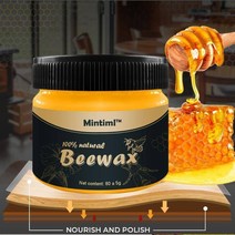 가구 마감 천연 밀랍 나무 Beewax 나무 보수 광택 케어 왁스
