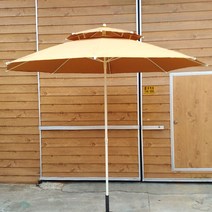 이단 우드톤 파라솔 특대형(2700), 아이보리