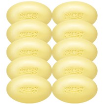 엘지 알뜨랑 비누 130gX10개 벌크 그린 화이트 옐로우 업소용 가정용, 옐로우(10개), 130g, 10개
