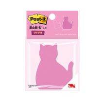 포스트잇 강한점착용 다이컷 노트 76 x 76 mm, 고양이, 30개입