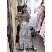 쟈딕앤볼테르 페이즐리 롱원피스
