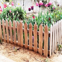 태양무역 원목 울타리 휀스 조경 가드닝 통나무 애견 화단 정원 펜스 30cm 40cm 50cm, 원목울타리 50cm