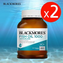 블랙모어 Blackmores Fish Oil Odourless 1000mg 400정 2팩 무취 피쉬오일 오메가3 생선 영양제