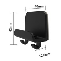 태블릿 거치대 휴대폰 거치대 전화기 스탠드 홀더 벽 마운트 주최자 콘센트 교수형 for Kindle ebook 액세서리 홀더 사무실 전자 장비 67, 협력사, 검은 색