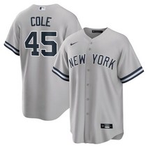 [해외] 나이키 저지 유니폼 MLB 게릿 콜 뉴욕 양키스 로드 플레이어 네임 저지 그레이 792101