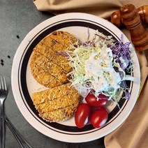 맛도란 콩고기 치즈 커틀렛 콩까스 돈가스 식물성 대체육 300g x 2봉, 2개