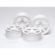 타미야 RC옵션타이어 [53471] M Narrow Wh 5 Spk Wheels offset 0