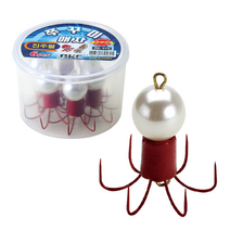 백경조침 BK-978 쭈꾸미애자 주꾸미바늘 6PCS 진주펄