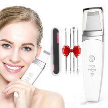 올인원파워뱅크 캠핑용 배터리 리튬 인산철 파워뱅크 홈 초음파 페이스 클리너 필링 블랙, 7-분홍색