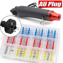 단자 압착기 유압 자키 300PCS 방수 전기 열 수축 버트 압착 단자 솔더 씰 와이어 케이블 스플 라이스 터미, 06 300pcs Heater(AU)