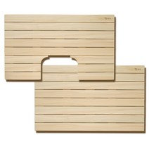 씨오 편백나무 원목 욕실 화장실 현관 발판 대형평 외 5종, 소형평 (650x430x35mm), 1개