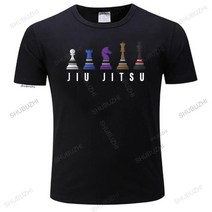 남성 tshirt Jiu Jitsu BJJ 체스 텍스트 빛-남자의 유기 T 셔츠 사용자 지정 인쇄 100% 코 튼 T-셔츠 여성 티 top