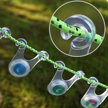 타프끈라이트 줄고리라이트 야간라이딩 안장라이트 텐트끈 LED전구, 그린