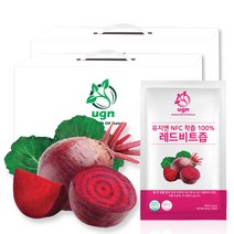 유지앤 NFC 착즙 100% 레드비트즙 80ml 30포 x 2박스