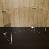 KIK4817971인용 삼면차단 비말방지 투명가림막 아크릴칸막이