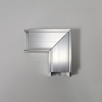 대한몰드 알루미늄 덕트 AL닥트 50x35 엘보 수평 ㄱ자 엘보 케이블 보호관, 1개