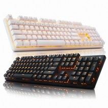 HACKER K590 축교환LED 게이밍 기계식키보드 블랙청축, 본상품선택, 본상품선택