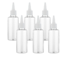 병도매닷컴 투명 뾰족 흰색마개 공병 AC100, 100ml, 60개입