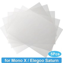 ANYCUBIC 광자 M3 플러스 모노 X Elegoo 토성 3D 프린터 부품에 대 한 5PCS FEP 필름 8.9 인치 UV 수지 200*260*0.15mm