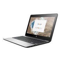 HP 크롬북 11 G5 11.6인치 - 인텔 셀러론 N3050 듀얼 코어 (2 코어) 1.60 GHz, 검은색