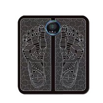 EMS 발 마사지 전기 바디 매트 Massageador 순환 완화 통증 릴랙스, 01 Black