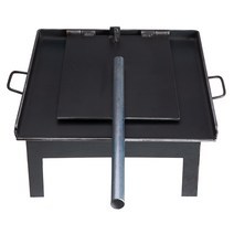 김 구이 기계 굽는 즉석 철판 떡갈비 부침개 빈대떡, 8mm 철판오리 철판(4세트)